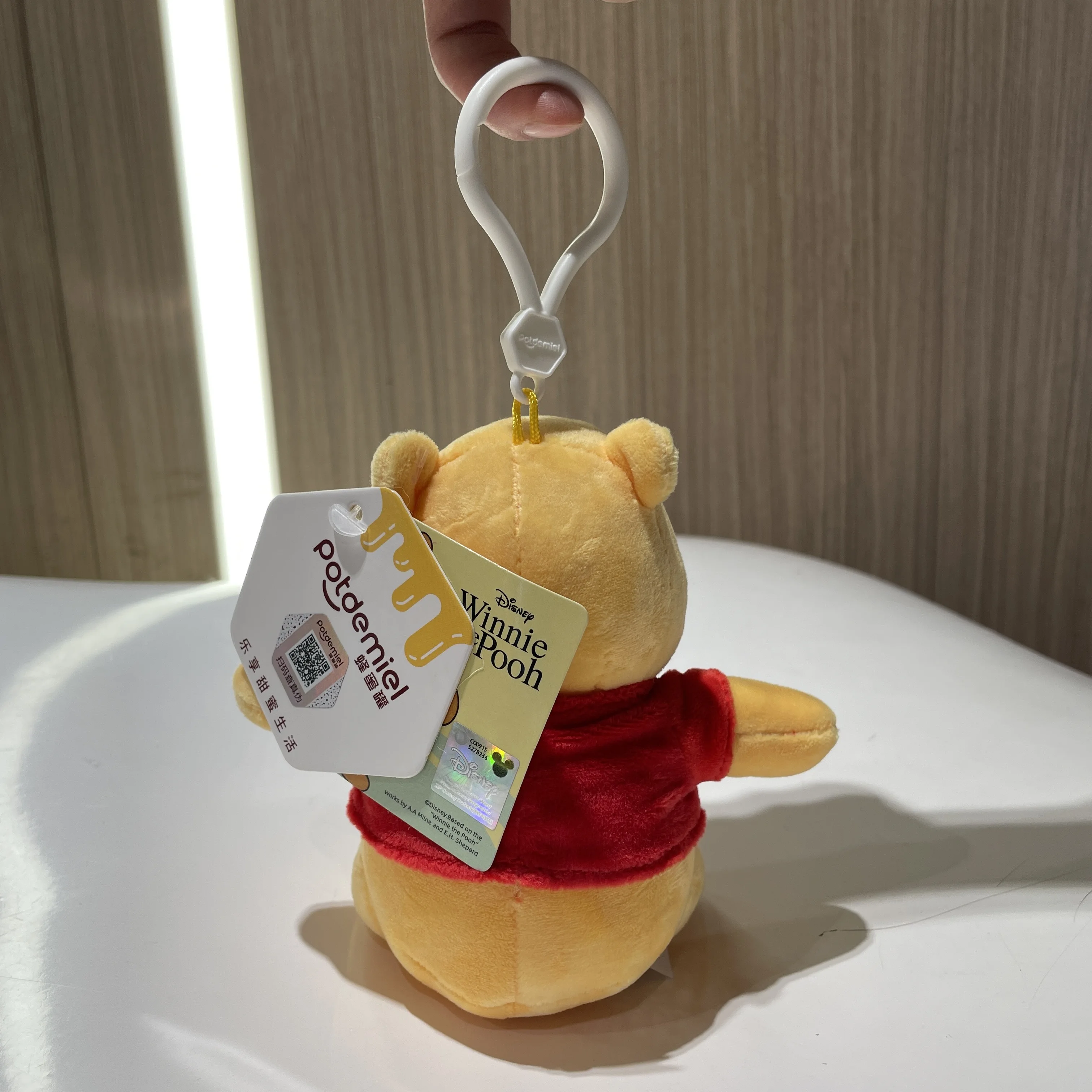 Muñeco de peluche genuino de Disney Kawaii Winnie the Pooh Stitch