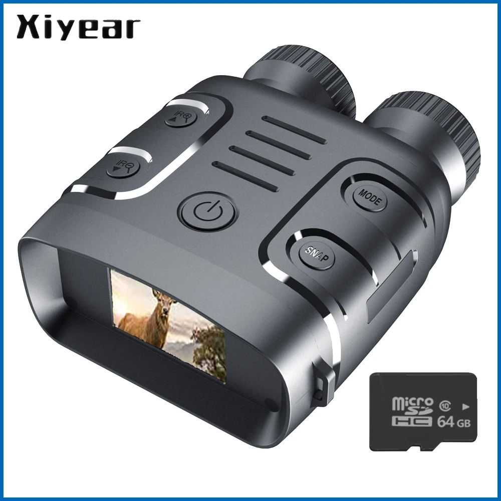 1080p Binocular Infrared Night Vision Device 5x Binocular Day Night Use Photo Video Taking