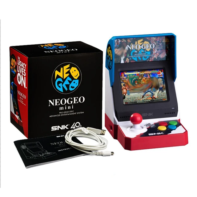 SNK Neo Geo Mini Arcade Game Machine Console International/Asia Version 40  In 1 Classical Games