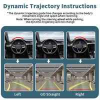 AHD Dynamic Trajectory 170 ° Car Rear View Reverse Camera for Opel Astra H J Corsa D Meriva A Vectra C Zafira Insignia - Image 2