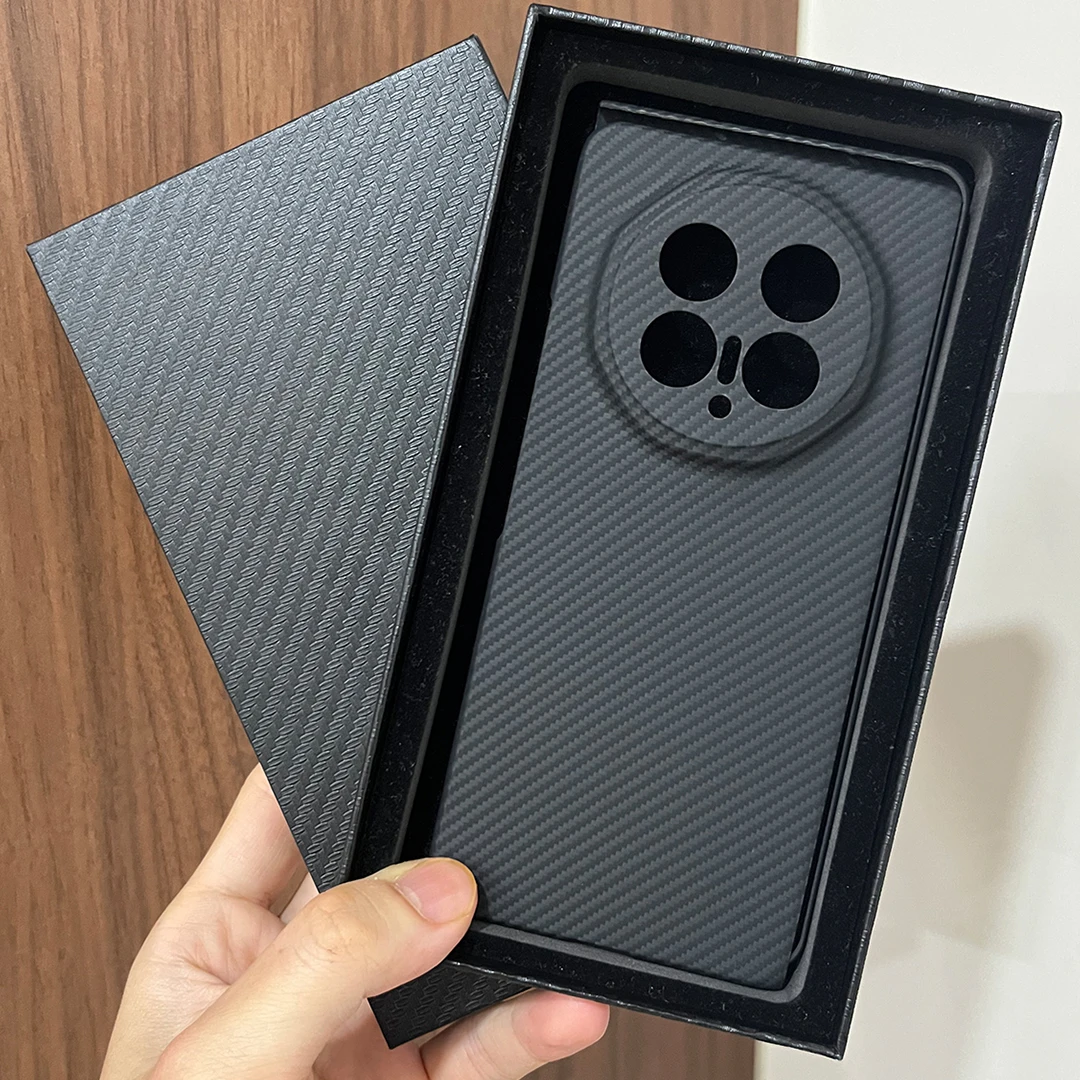Real 600D Kevlar Aramid Carbon Fiber Phone Case Cover On For Huawei Honor Magic V3 V5 V6 5G Global Fold MagicV5 MagicV6 V 3 5 6