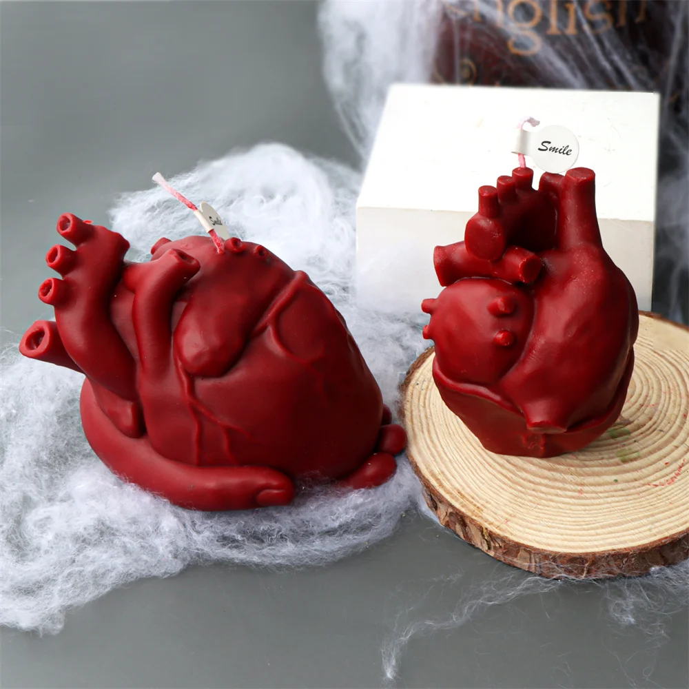 Moule En Silicone Pour Bougies D'Halloween, Motif Mort Réaliste, Idéal