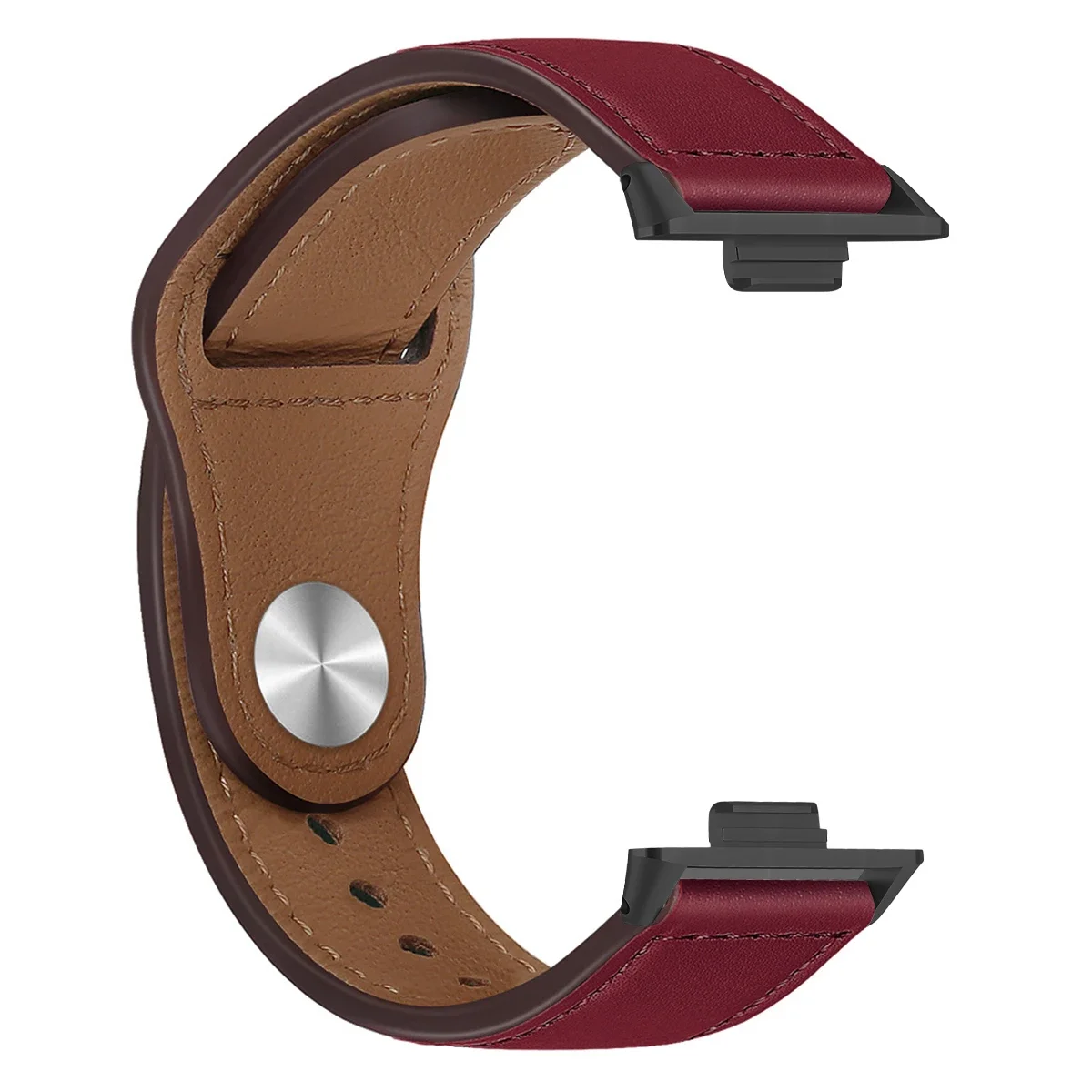 Premium Leather Band Wrist Strap for Smart Watches - Stylish Accessory Compatible with Multiple Models