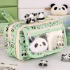 9-Layer Pencil Bag Creative Capybara/Panda Pen Bag Large Capacity Pencil Case Dirt-proof Stationery Organizer School Office 1