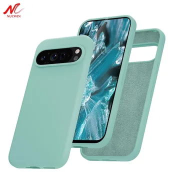 Fashion Liquid Silicone Case for Google Pixel 9 Pro XL 8A 7A 6A 5A Soft Skin Feeling TPU Cover for Google 6 7 8 9 Pro 8Pro 7Pro