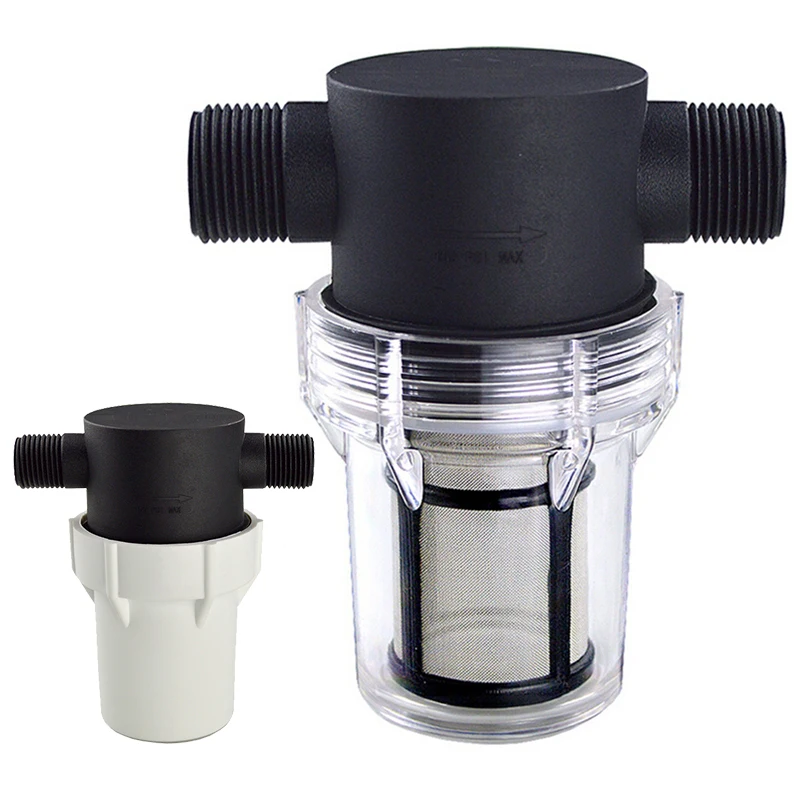 

1/2'' Male Thread Garden Watering Filter Aquaculture Household Water Pipe Filter Water Pump Aquarium Fish Tank Irrigation Filter