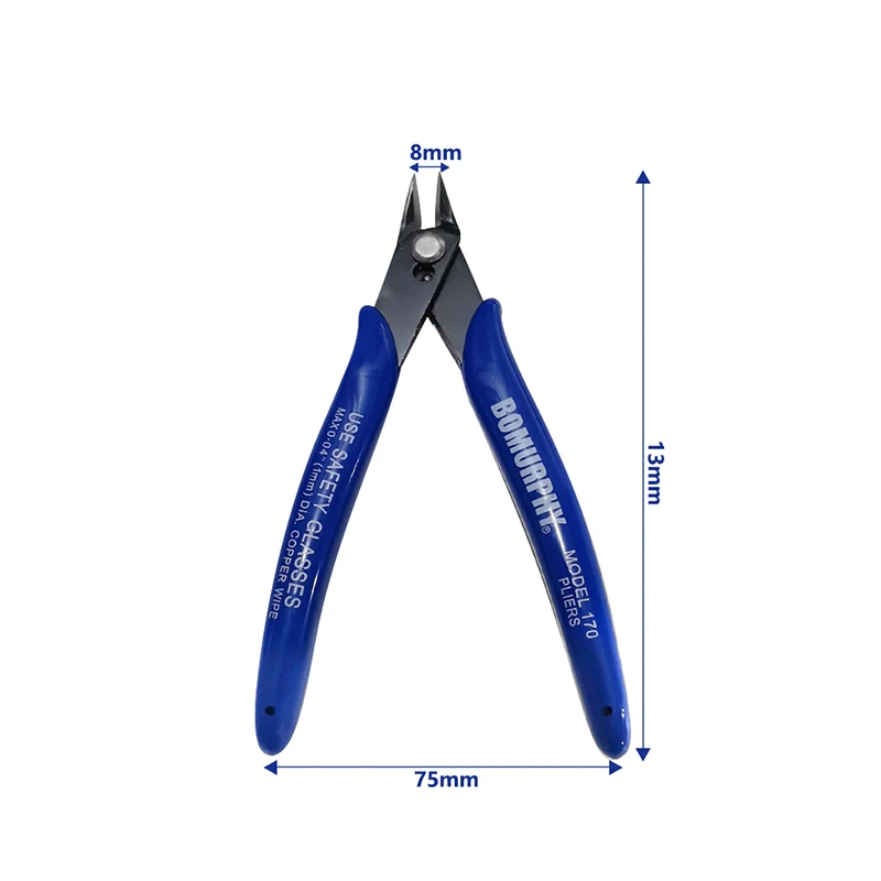 Electronic Diagonal Pliers Carbon Steel Side Cutting Nippers Wire Cutter 3D Printer Parts Hand Tools 1/3/5pcs