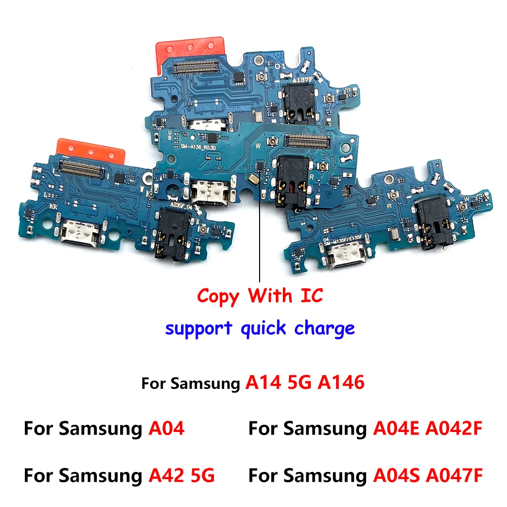 

10 Pcs Dock Connector USB Charger Charging Board Port Flex Cable For Samsung A13 5G A136B A14 5G A146 A13S A137F A23 4G A235F