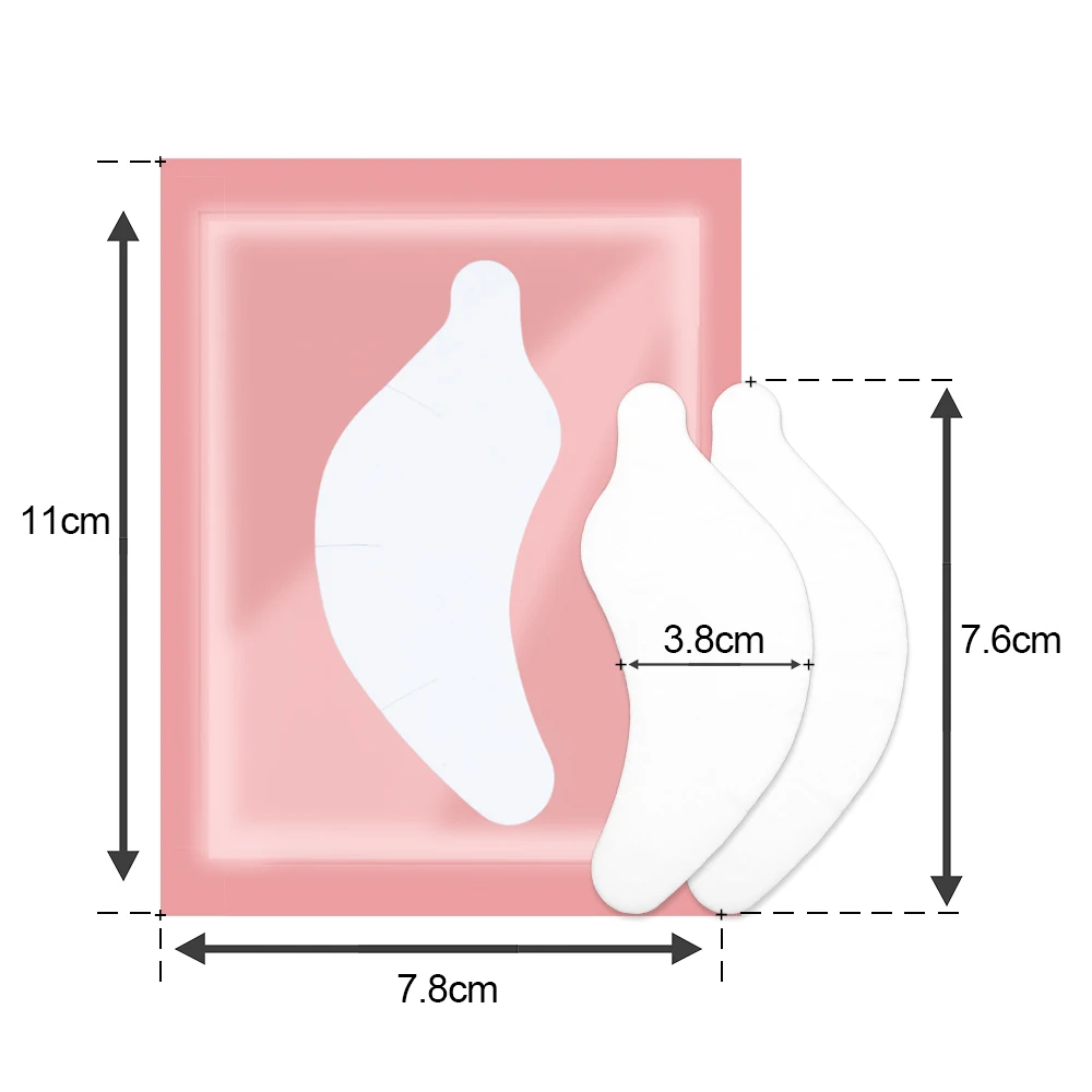 20/50 Pairs Eyelash Extension Patch Hydrogel Patches Gel Pad Lash Extension Under Eye Patches Eyelash Pads Eyelashes Patch