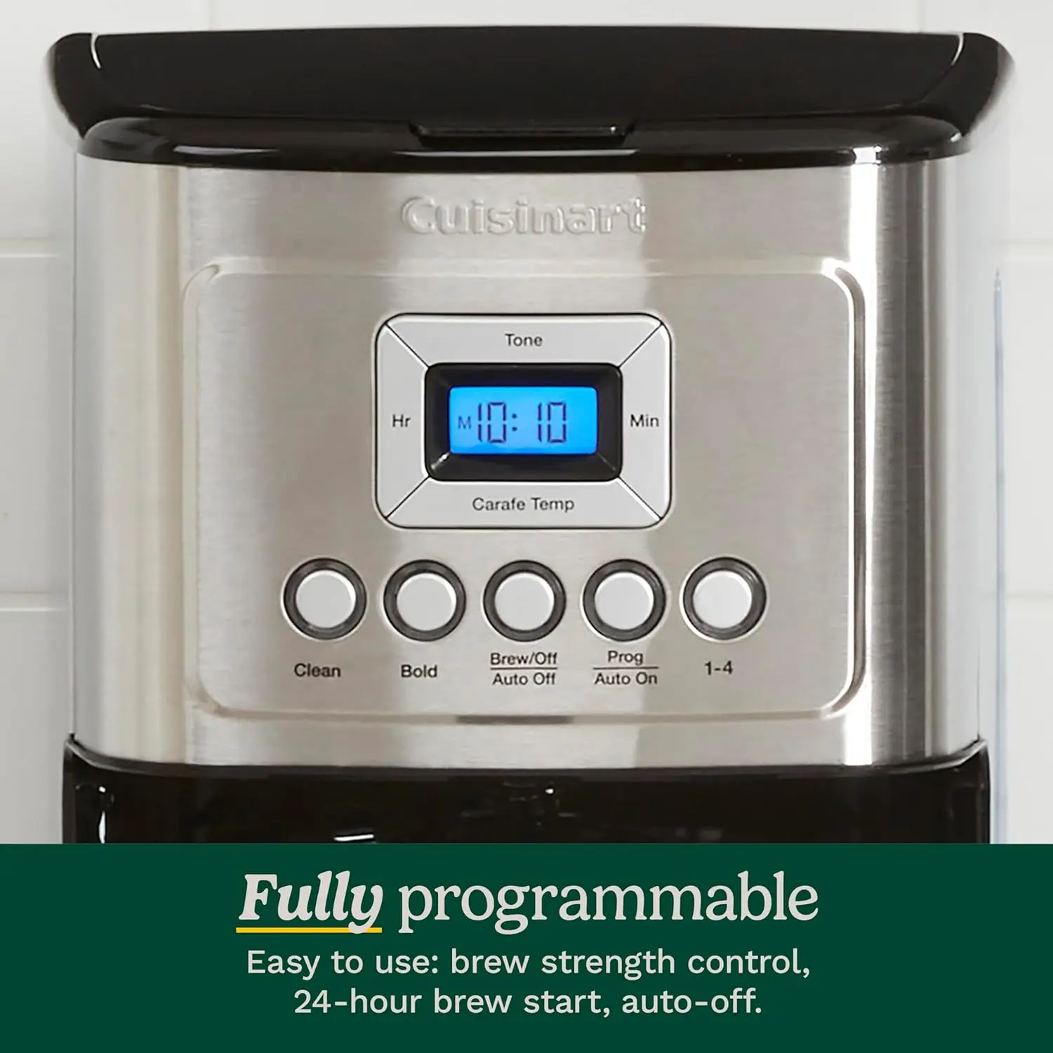 Stainless Steel Coffee Maker, 12-Cup Thermal, Silver 3