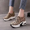 Shoes Fall and Spring new inner increase student casual sports shoes leopard print slip-on loafers sneakers  P793 2