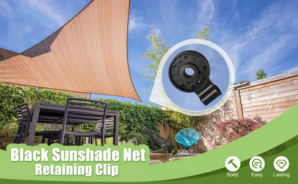 Description Picture 3 of itemShade Fabric Clamps Shade Cloth Clips Accessories Grommets For Net Mesh Cover Sunblock Fabric In Garden Backyard Greenhouse
