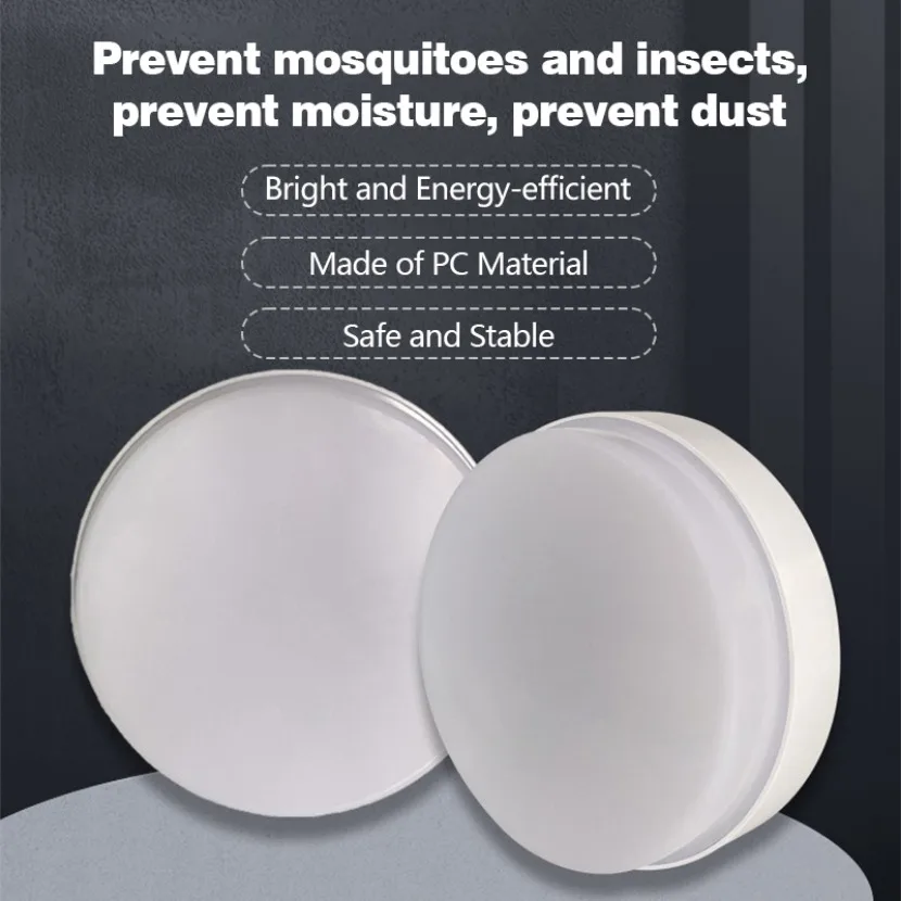Modern Bathroom LED Ceiling Light Outdoor Lighting Round IP65 Waterproof Bedroom Aisle Balcony Porch Kitchen Room Decor Lights