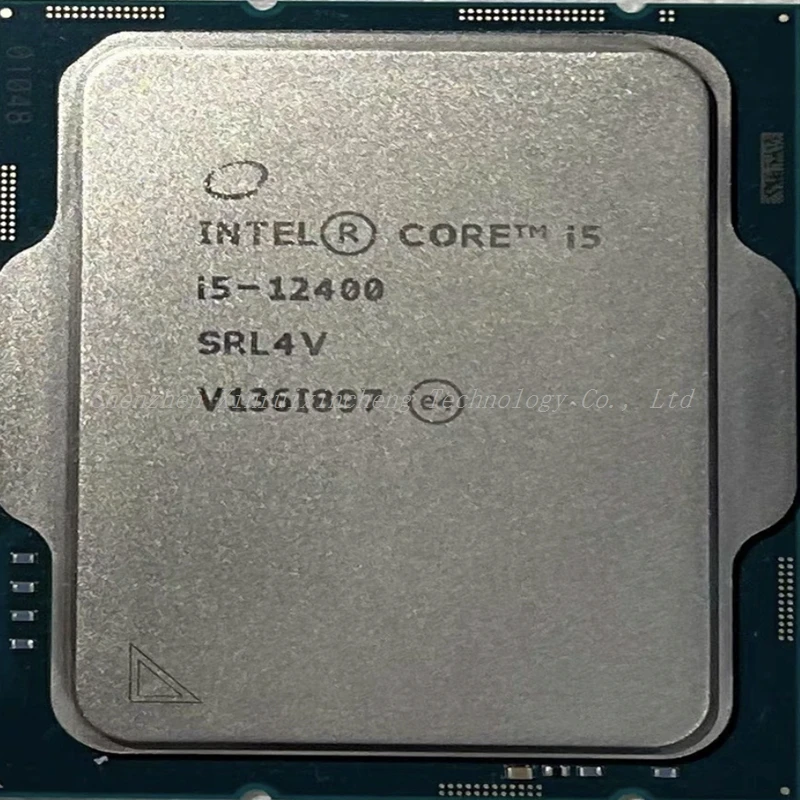 Core I5-12400 Cpu 2.5Ghz L3 = 18Mb 65W 6 Core 12 Thread 7Nm Nuova Presa Per Processore Di 12A Generazione Lga1700 12400 Per