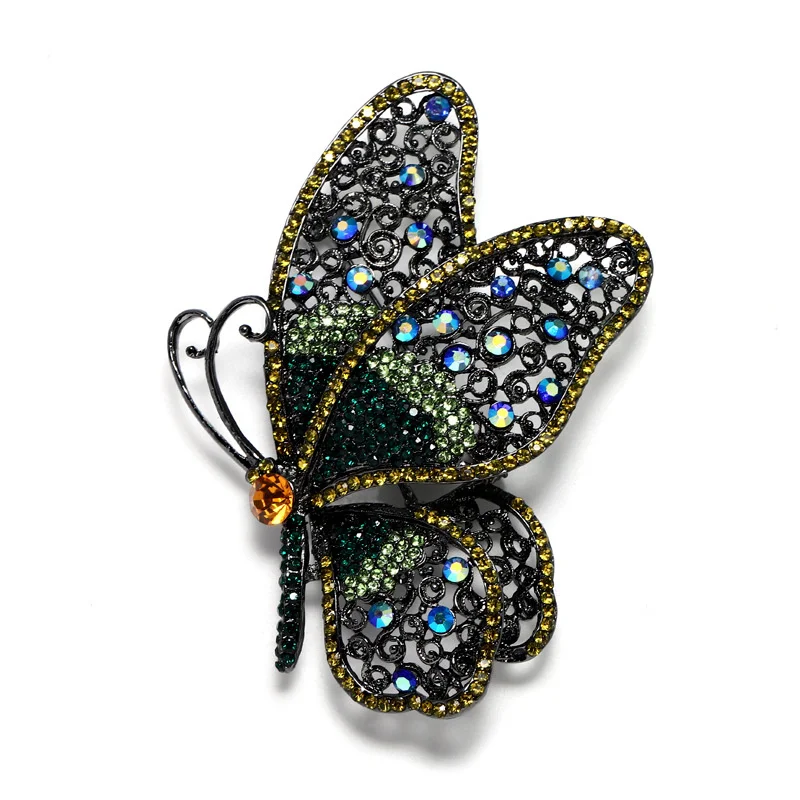 Exaggerate Sparkling Cyrstal Butterfly Brooch Pins For Women Fashion Jewelry  Gift Big Size Badge Hot Brooches - Brooches - AliExpress