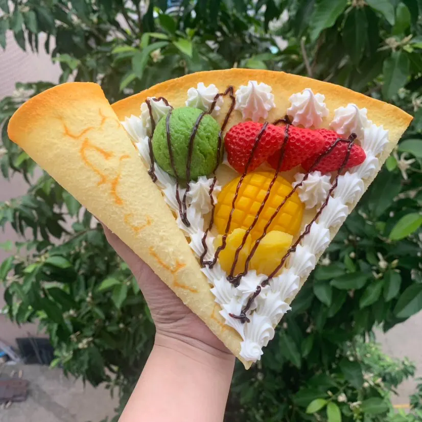 Simulation Food Crepe Model, Fake Crepe Sample, Western Muffin Props, Egg Cake Decoration, Faux