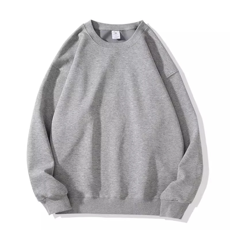 

New Spring Autumn Same Style for Men and Women Sweatshirt Simplicity Casual O-Neck Long Sleeve Basic Loose Pullover