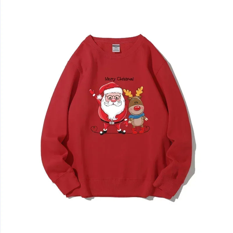 thumbnail image 1 of Camisetas de invierno para madre e hija, camisas con estampado de Papá Noel, conjuntos familiares a juego, sudaderas para padre e hijo, jerséis para pareja, ropa para niños, 1 of 5