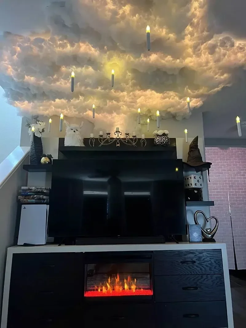 Baguette magique Harry Potter avec télécommande, fonctionnement à distance,  batterie flottante, lumière chaude, décoration d'Halloween, sans flamme,  ci-après les, 1PC - AliExpress