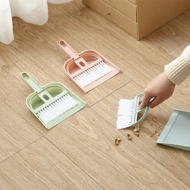 Children's Cleaning Tools Play House Mini Simulation Broom Mop Dustpan Set Kindergarten Pretend Play Sweeping Toys Combination 2