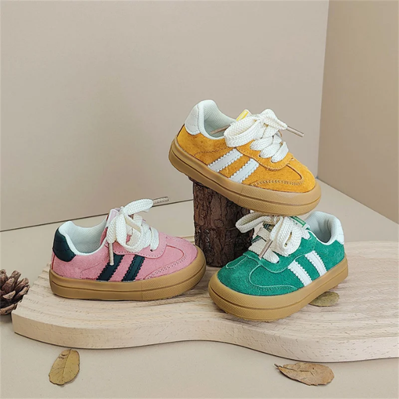 New Spring Autumn Baby Shoes Leather Toddler Kids Sneakers Outdoor