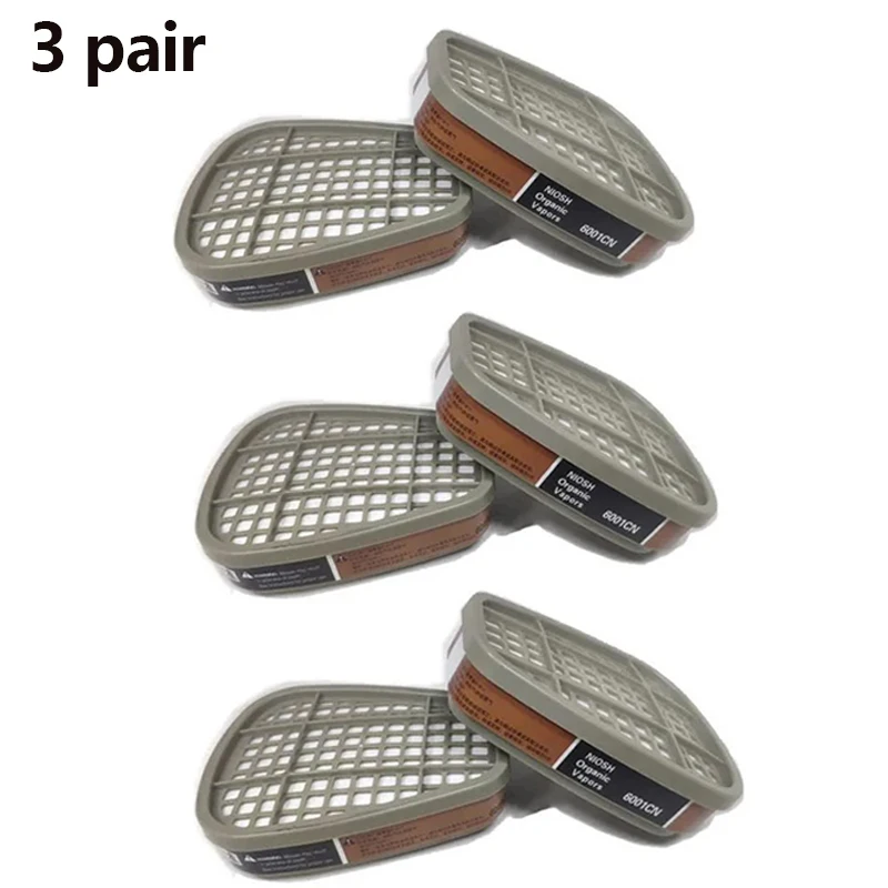 Organic Respirator Cartridge & Cotton Filter Replacement Set