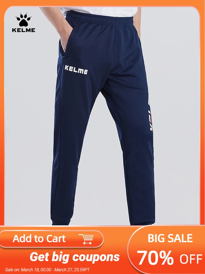 Kelme Football Leggings Sports Training Pants Summer Men's And Women's Leggings Knitted Thickened Outdoor Fitness Running Pants