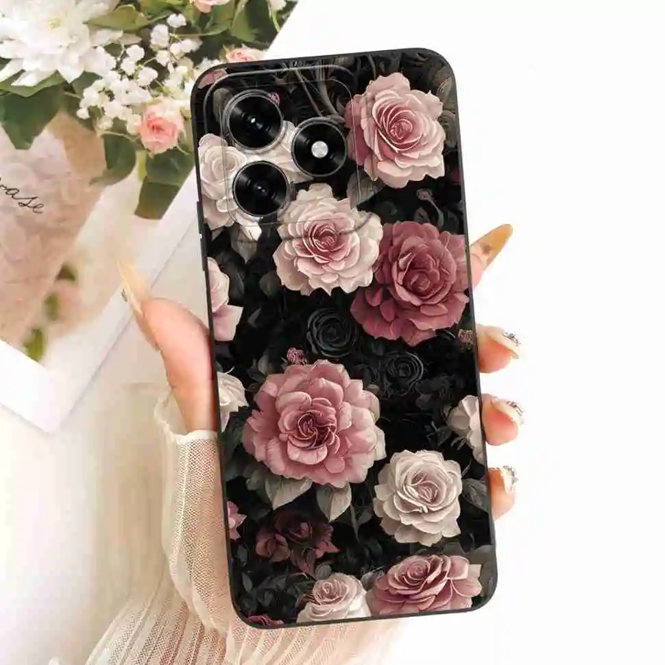 Lovely Sweet Rabbit Panda Soft Silicone Phone Case - Shockproof Bumper Cover