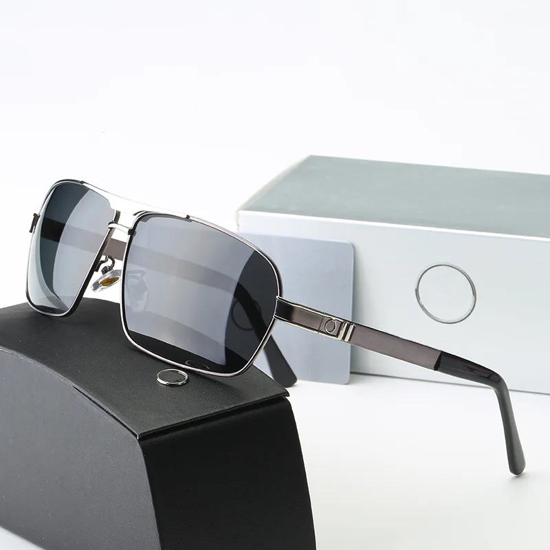 Retro Square Sunglasses Men Polarized UV Outdoor Driving Glasses 722 For Mercedes Benz
