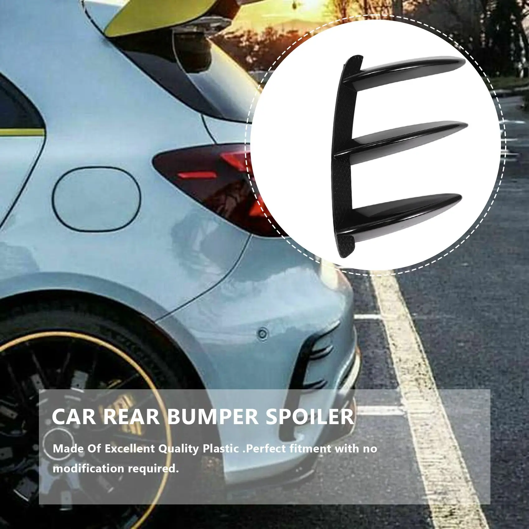 Auto Paraurti Posteriore Spoiler Canards Per Mercedes Benz W176 A200 A250 A45 Amg