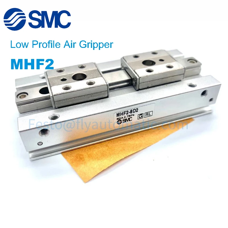 

SMC MHF2 Low Profile Air Gripper New Cylinder Thin Claw MHF2-8D/12D/16D/20D/D1/D2/DR/D1R/D2R