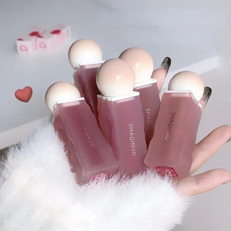 7 Color Moisturizing Lip Tint Jelly Liquid Lipstick Non Sticky Cup Sexy Lip Mud Mirror Water Lip Glaze Women Makeup Cosmetics