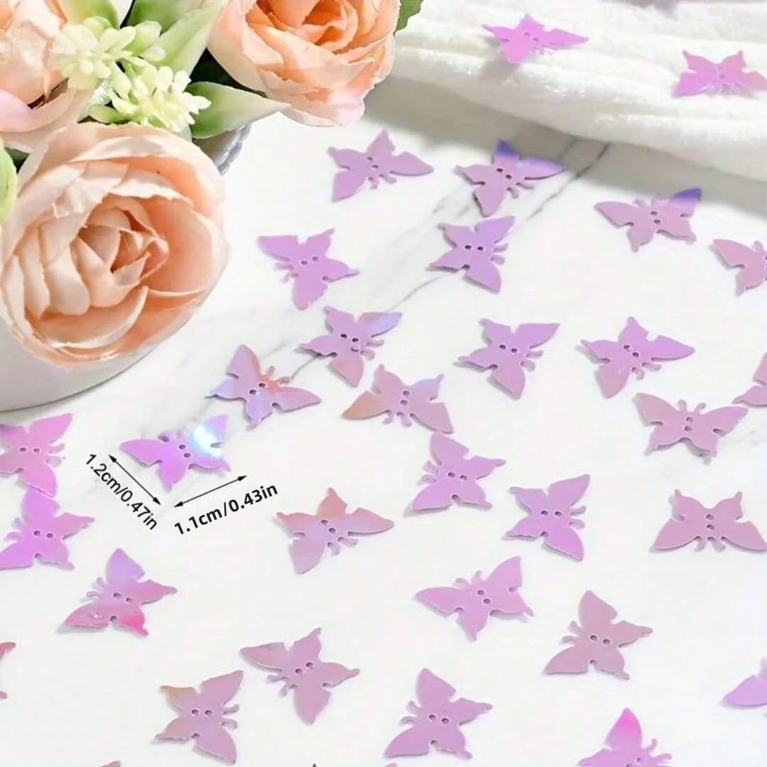 1pack 8g Butterfly Confetti Wedding Party Desktop Decoration Supplies Decor Supplies For Home Room Scene Photo party decorations paper confetti