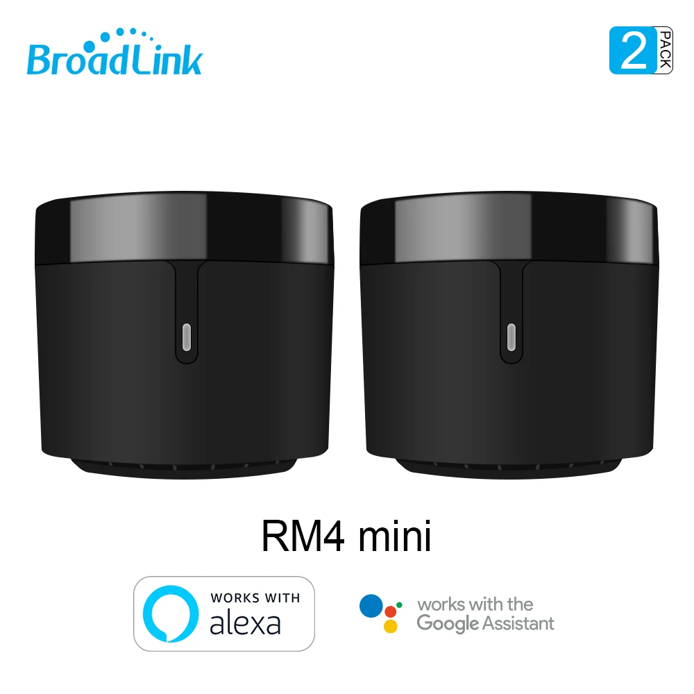 

Беспроводной смарт-переключатель Broadlink RM4Mini с ИК-подсветкой и Wi-Fi