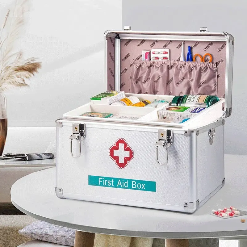 https://ae01.alicdn.com/kf/Sfbcf6044c481445fbd479477dfd18a15X/Aluminum-Alloy-Medical-Kit-Household-Storage-Outdoor-First-Aid-Kit-Portable-2-Layer-with-Lock-Emergency.jpg