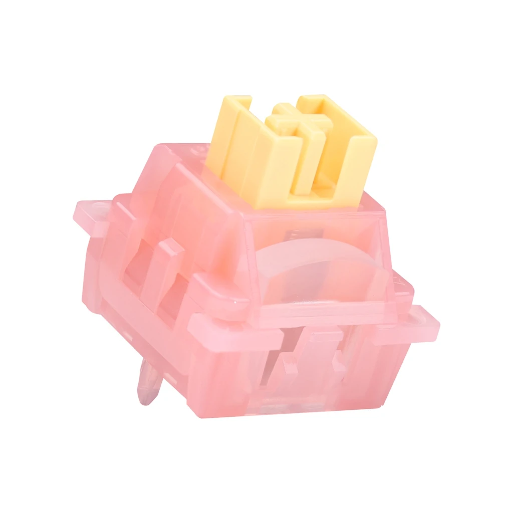 Outemu Peach Silent Magnetic Switch 2핀 프리루브드 40g 작동력 키스트로크 조정 가능한 FPS 게임 AULA MCHOSE에 적합
