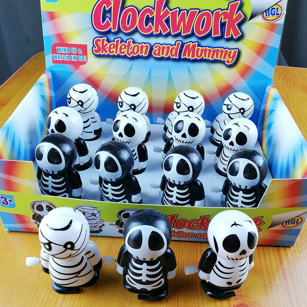 

Funny Walking Wind-up Skeleton Zombie Mummy Toy Stress Reliever Toys Gags Practical Jokes Good Gifts for Halloween