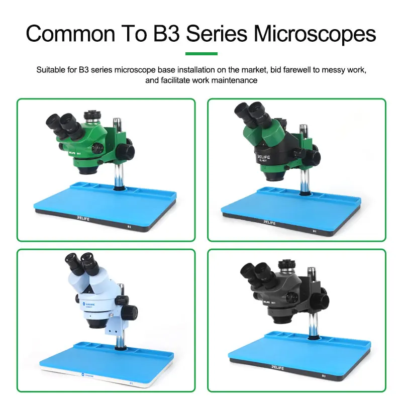 Microscope Base B3/B1 Repair Pad Insulation High Temperature Silicone Pad Welding Table BGA Soldering Station soldering microscope