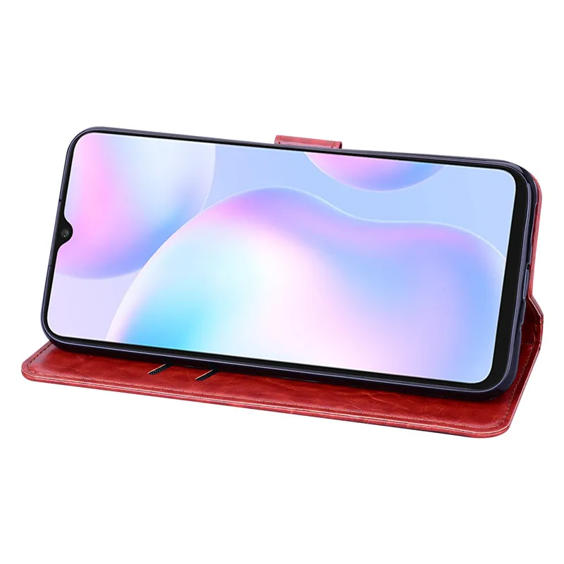 Leather Flip Case for Xiaomi Redmi 9A Cases Xiomi Xiaomei Xiaomi Redmi 9A Magnetic Case For Redmi 9A 9 a 9AT Wallet Phone Cover wallet cases