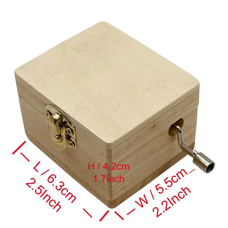 TV show The Office Fun Dwight Jim Pam figure print Wooden Music Box Music Theme Musical Box Birthday Gift To TV fans Friends 6