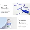 11 Colors Sharpie Paint Marker Waterproof Fine Point 1mm Permanent Art Dust-free Marker Pen Creative Doodling Writing Stationery 5