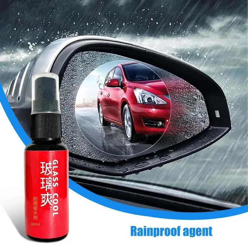 

Car Windshield Spray 30ml Film Coating Agent Windshield Washer Fluids Effective Glass Film Removal Clear Vision Safe Driving