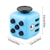 Solid Color Fidget Decompression Dice for Release Stress Autism Anxiety Relieve Adult Kids Stress Relief Anti-Stress Fingertip 6