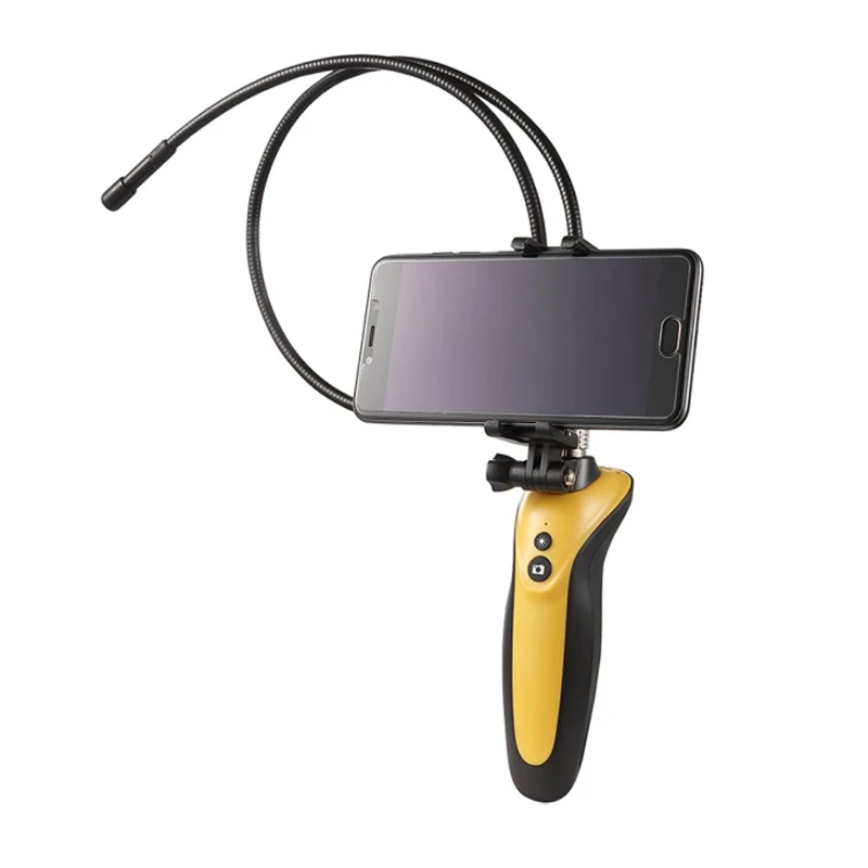 HT-669 Wifi Endoscope Wireless Borescope IP67 Tube Snake Inspection Camera 1M Ca