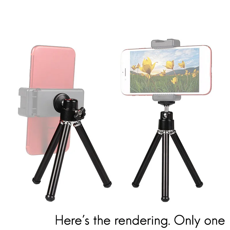 Lightweight Mini Portable Tripod Adjustable Mini Tripod Aluminum Alloy for Iphone Camera Projector Black phone tripod photo tripod home camera stand