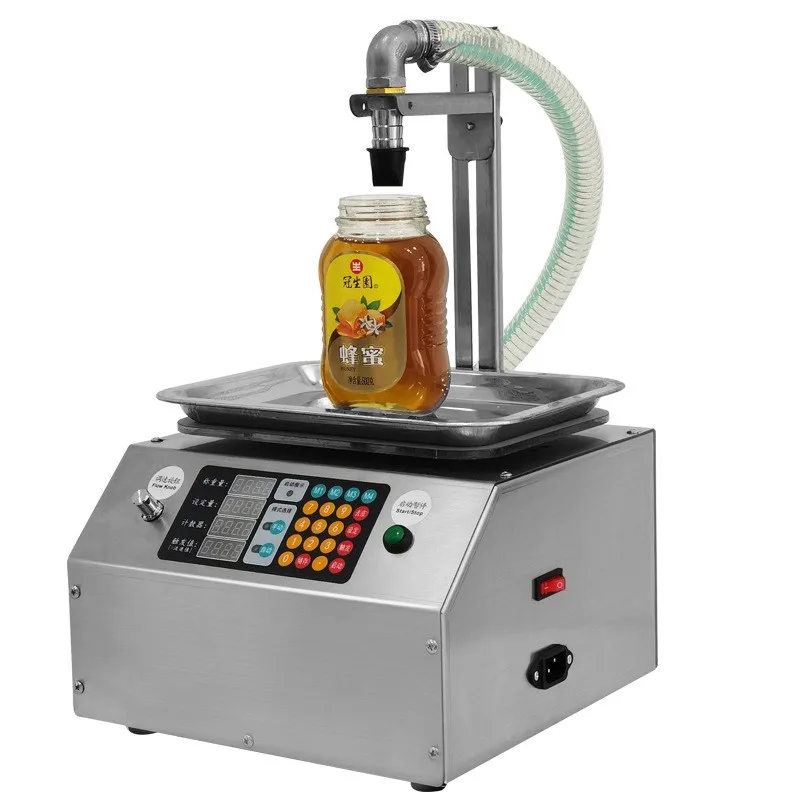 

Flow Weighing Type Fully Automatic Dispensing Filling Machine Honey Sesame Sauce Edible Oil Glue Viscous Liquid