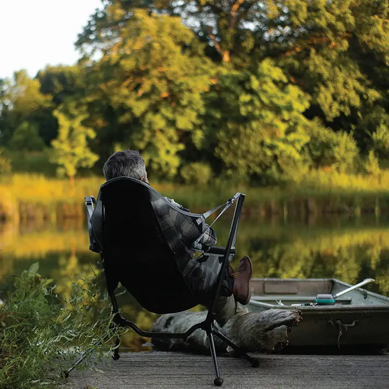 Premium recliner rocking chair for unparalleled outdoor comfort in garden, fishing, and camping5