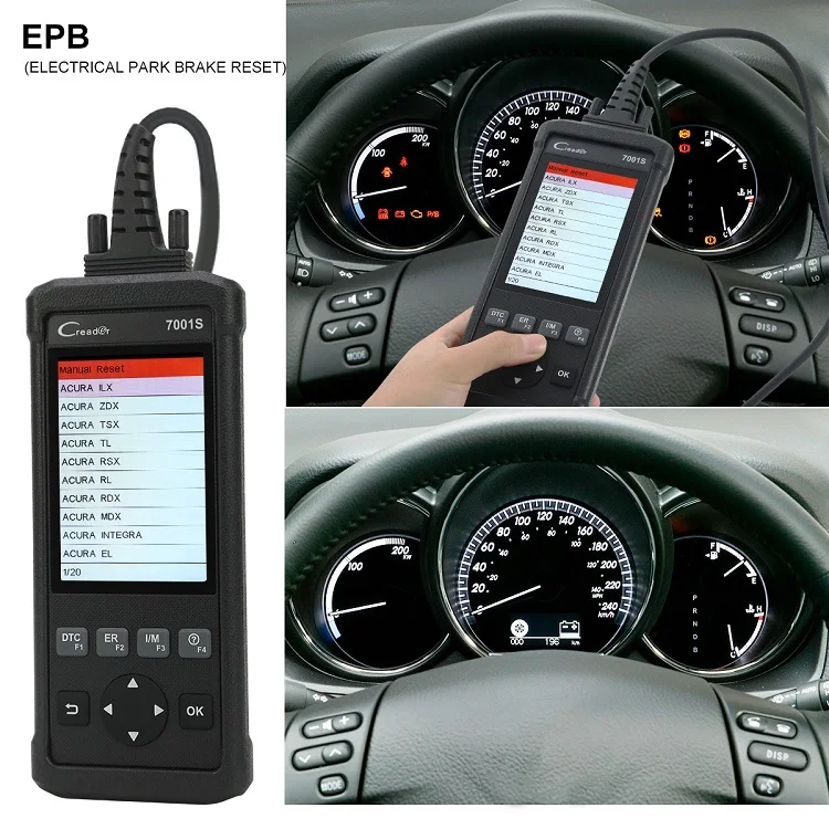 OBD 진단 도구, 코드 리더 자동 진단 도구, obd2, 7001 s 업데이트, diy7001, cr7001f
