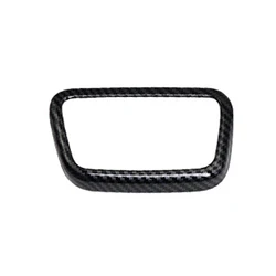 Enhanced ABS Headlight Adjustment Knob Switch Trim Sticker Cover (Carbon fiber)