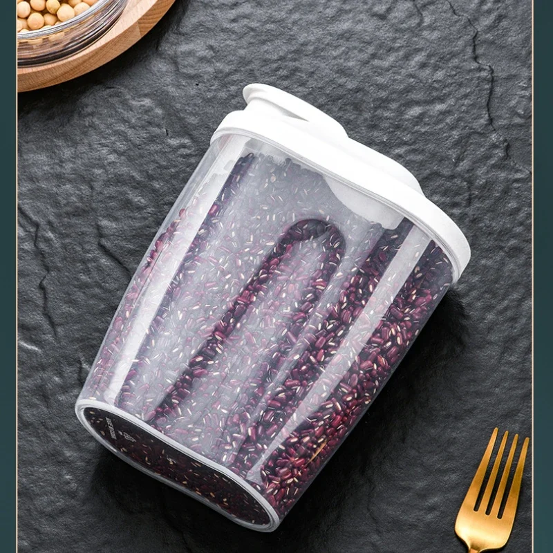 Food Storage Containers with Lids Stackable Treat Box Containers for Kitchen Pantry Organization Containers for Rice Dispenser 5
